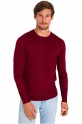 Pullover col rond - MARIO RUSSO - Round Neck - Bordeaux