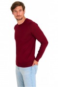 Pullover col rond - MARIO RUSSO - Round Neck - Bordeaux