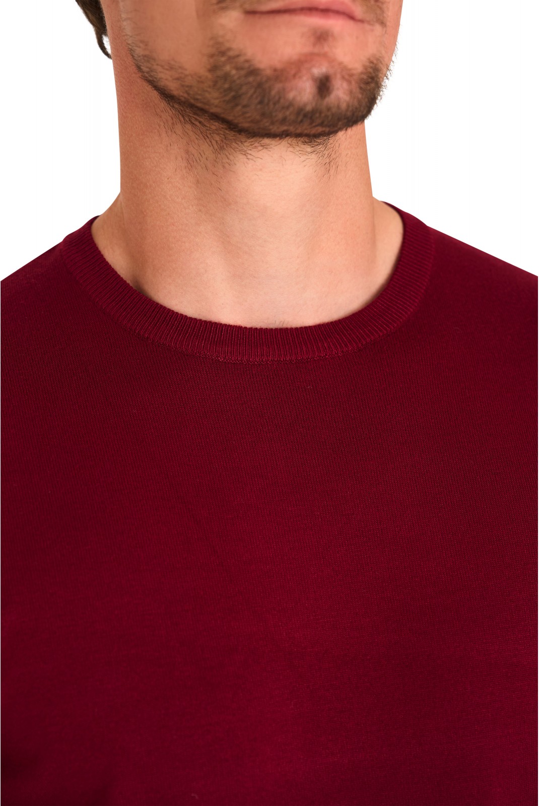 Pullover col rond - MARIO RUSSO - Round Neck - Bordeaux