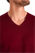 Pullover col V - MARIO RUSSO - V-Neck - Bordeaux