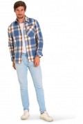 Surchemise - MARIO RUSSO - Overshirt - Mid Blue