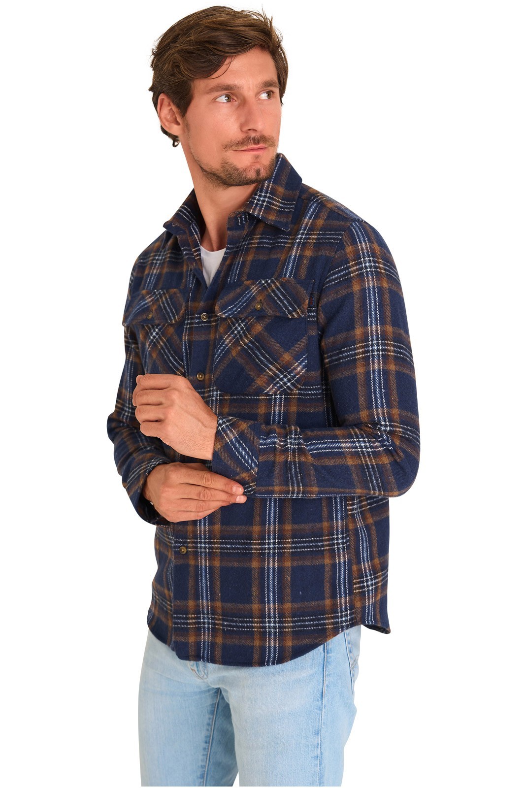 Surchemise - MARIO RUSSO - Overshirt - Navy