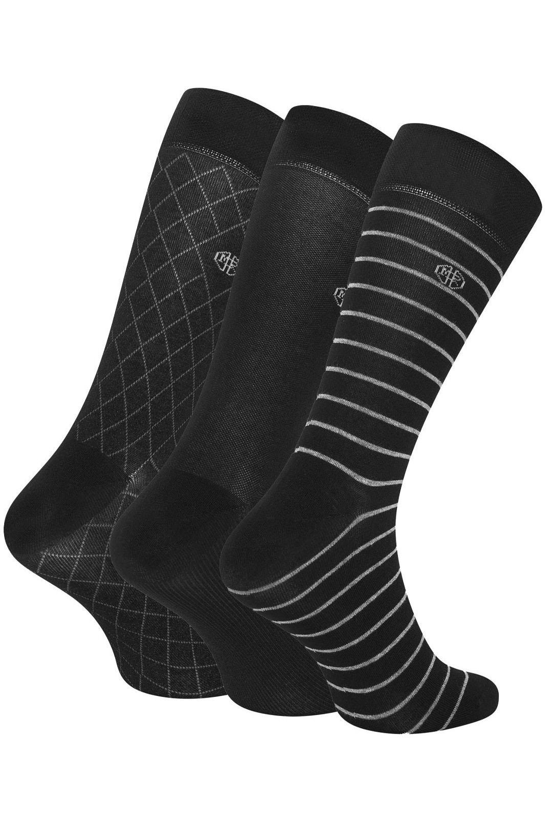 Pack 6 paires de chaussettes - MARIO RUSSO - Premium - Black