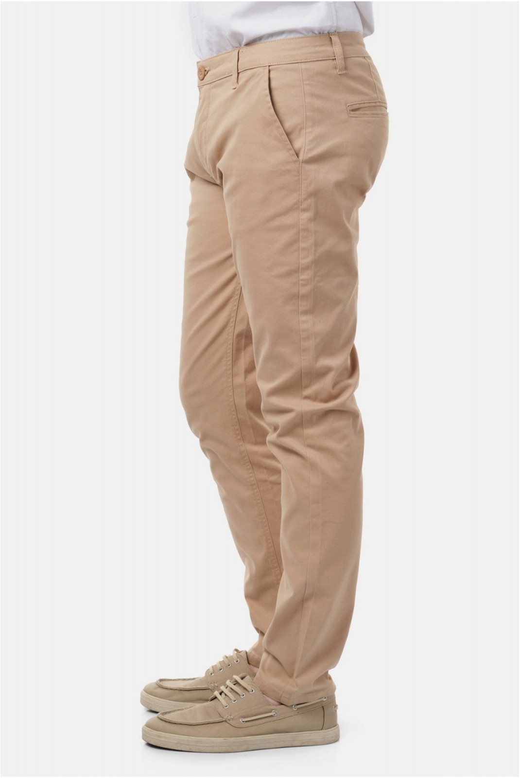 Pantalon chino coton stretch Hopenlife BEIGE RIKA