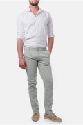 Pantalon chino coton stretch Hopenlife AQUA GRIS RIKA