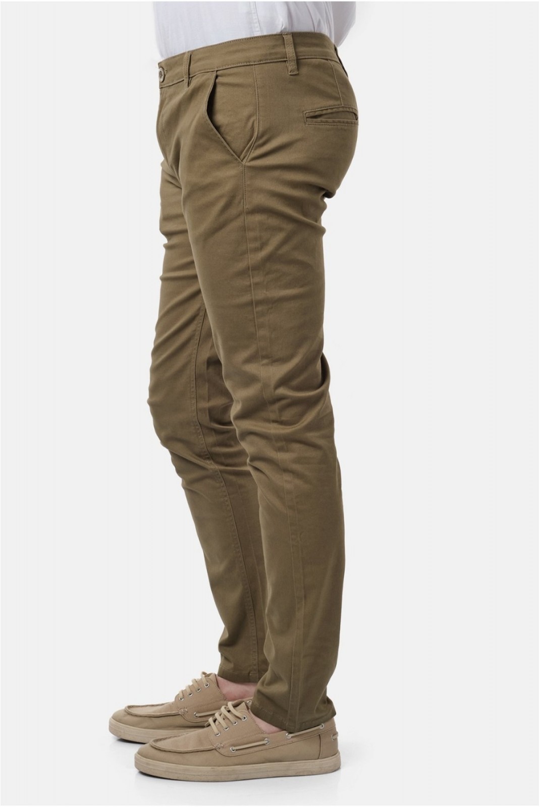 Pantalon chino coton stretch Hopenlife KAKI RIKA