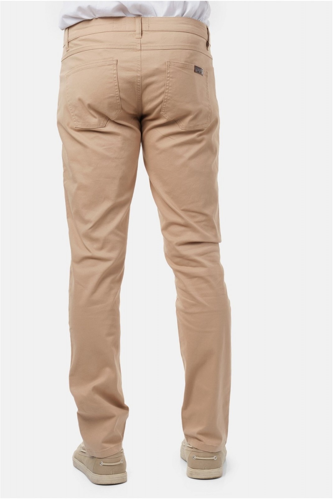 Pantalon droit coton stretch Hopenlife BEIGE YUTA