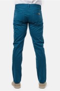 Pantalon droit coton stretch Hopenlife BLEU YUTA