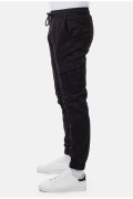 Pantalon cargo slim Hopenlife NOIR KOBY