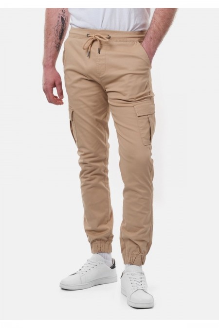 Pantalon cargo slim Hopenlife BEIGE KOBY