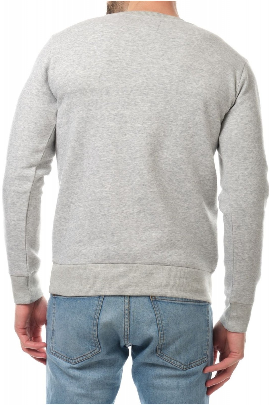 Sweat uni coton Hopenlife GRIS AVALANCHE