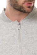 Gilet zippé logo patché Hopenlife GRIS LESATA