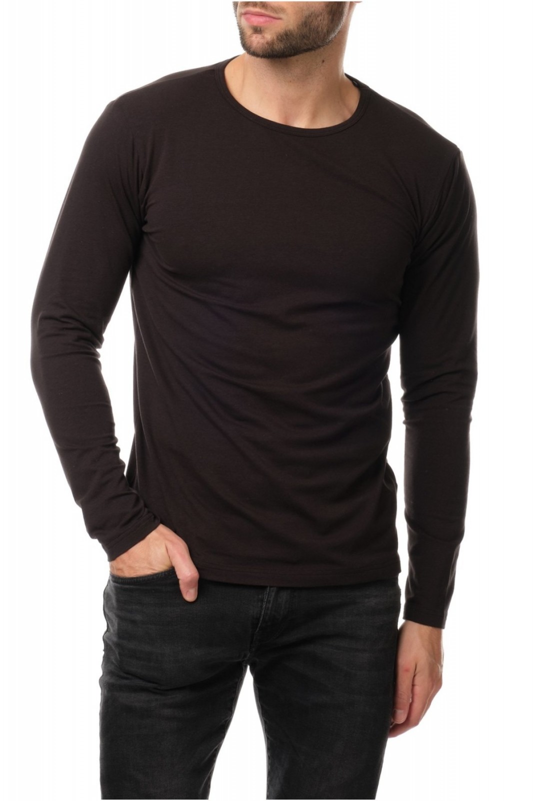 TShirt ML coton stretch Hopenlife NOIR YATO