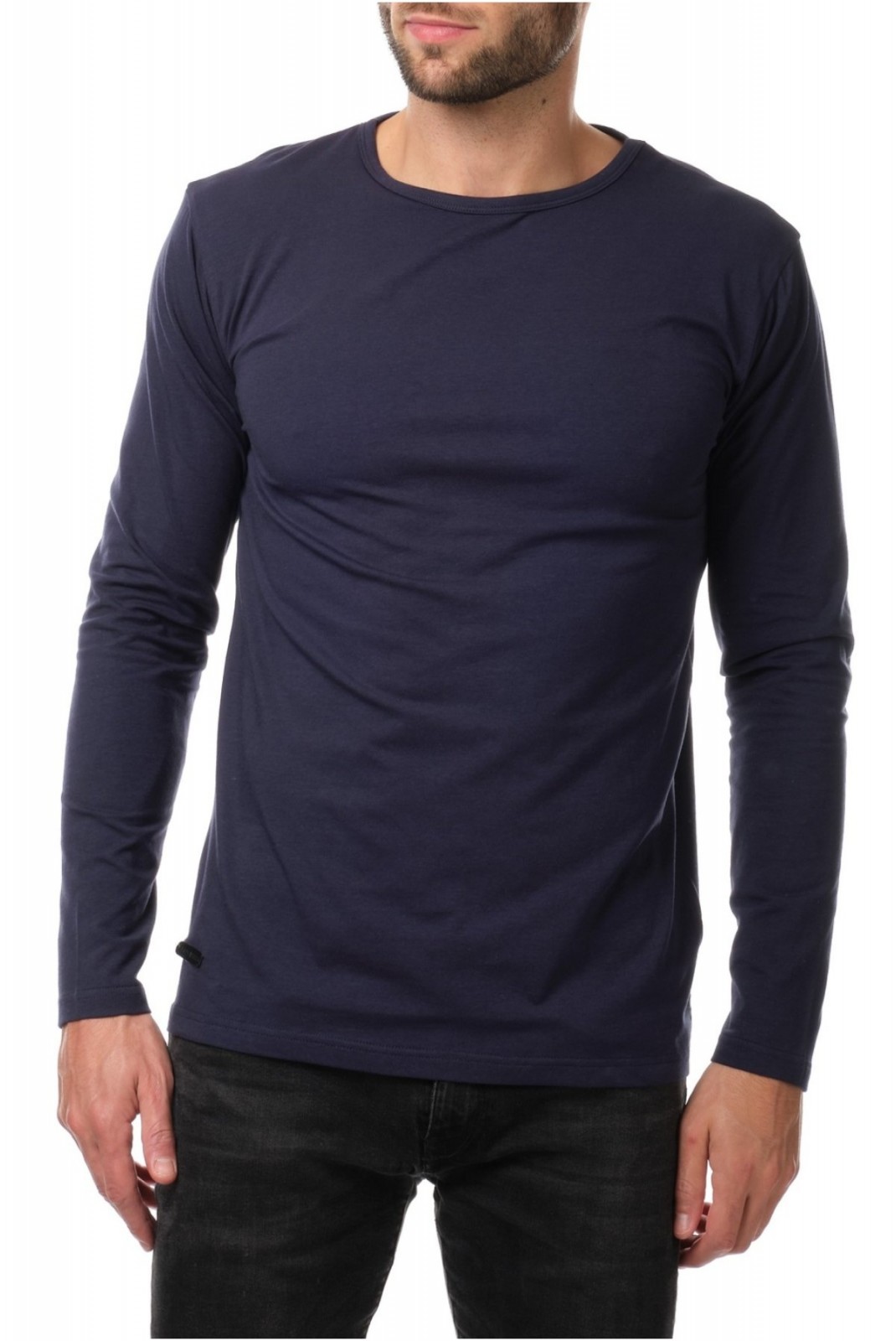 TShirt ML coton stretch Hopenlife NAVY YATO