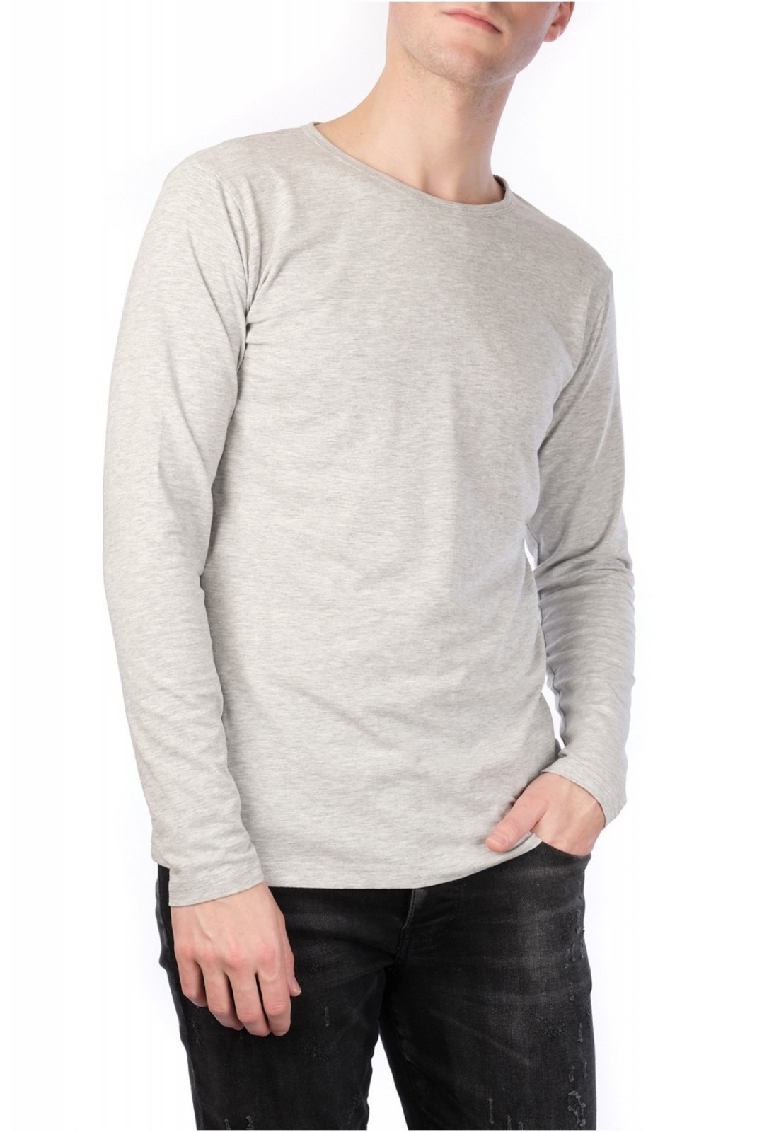 TShirt ML coton stretch Hopenlife GRIS YATO