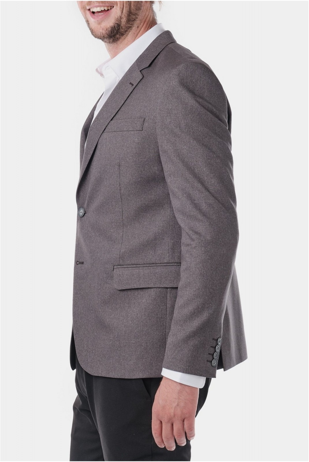 Veste tailleur slim fit Hopenlife GRIS NOBARA