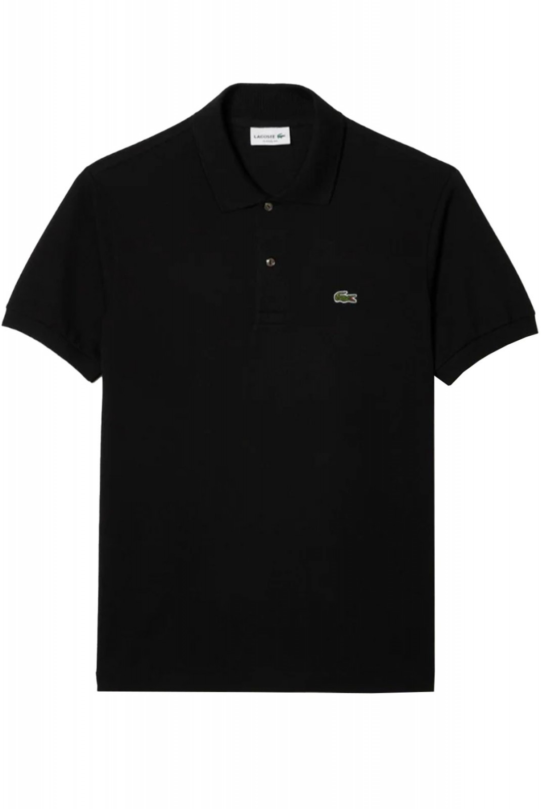 Polo MC 100% coton piqué Lacoste 031 BLACK L.12.12 US