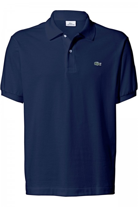 Polo MC 100% coton piqué Lacoste 166 NAVY BLUE L.12.12 US