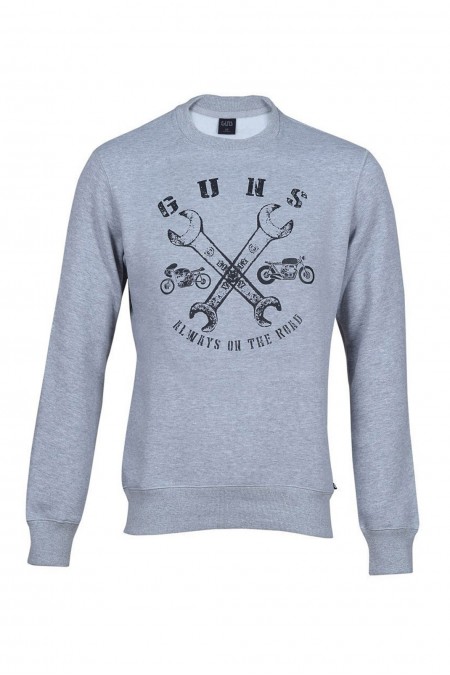 Sweatshirt - GUNS - Buck - Grey - MG49-GRE