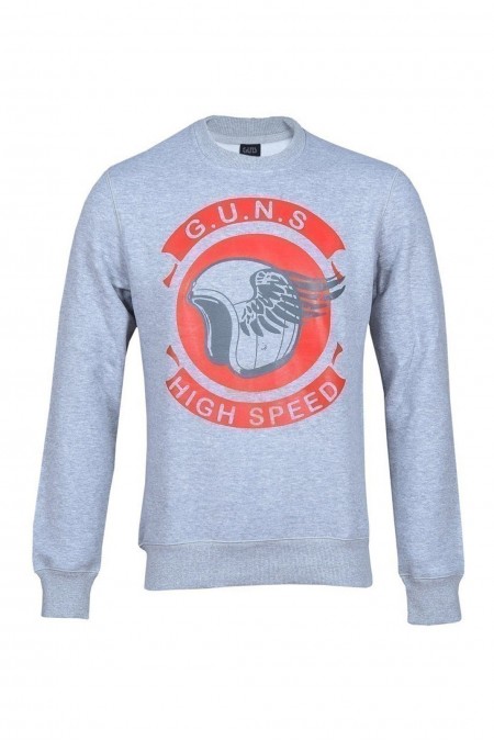 Sweatshirt - GUNS - Clift - Grey - MG59-GRE