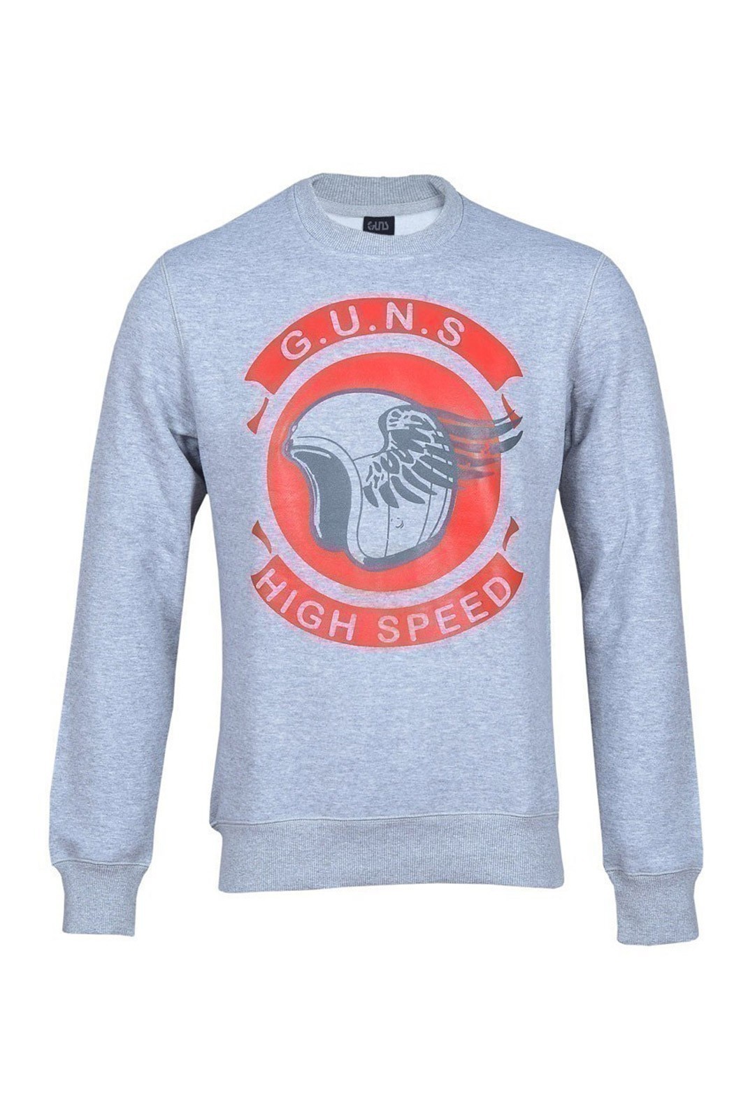 Sweatshirt - GUNS - Clift - Grey - MG59-GRE