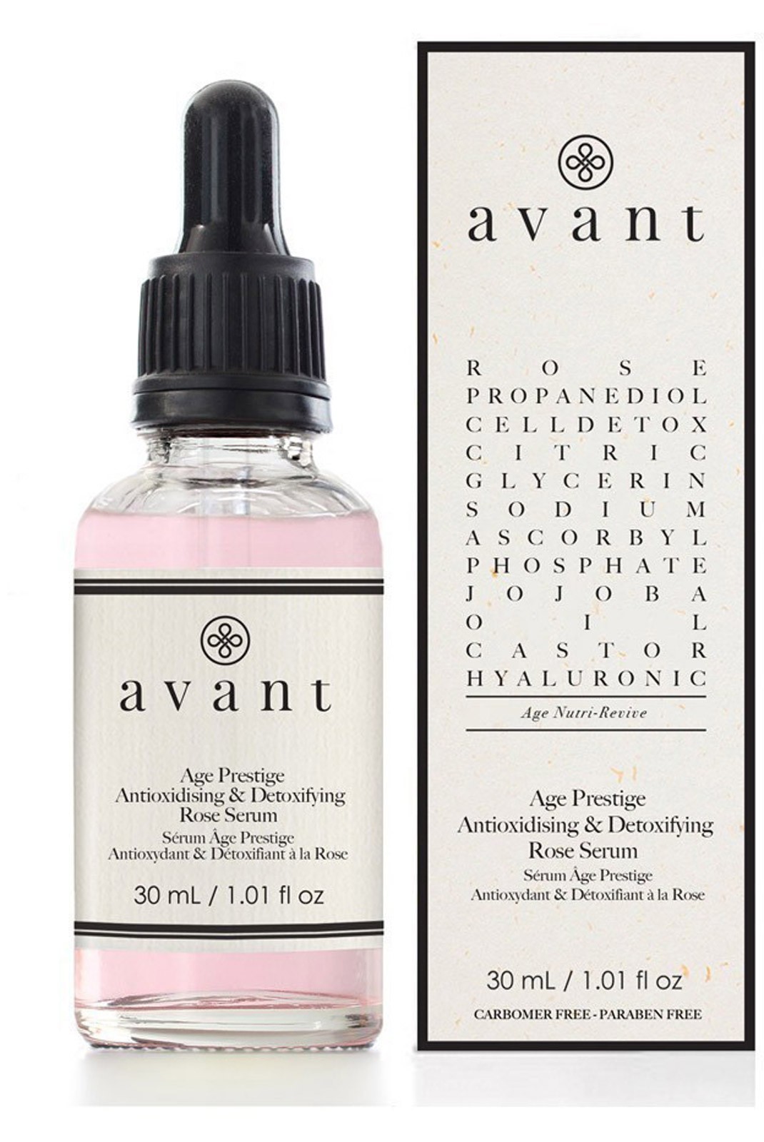 Sérum Âge Prestige Antioxydant & Détoxifiant À La Rose - AV040