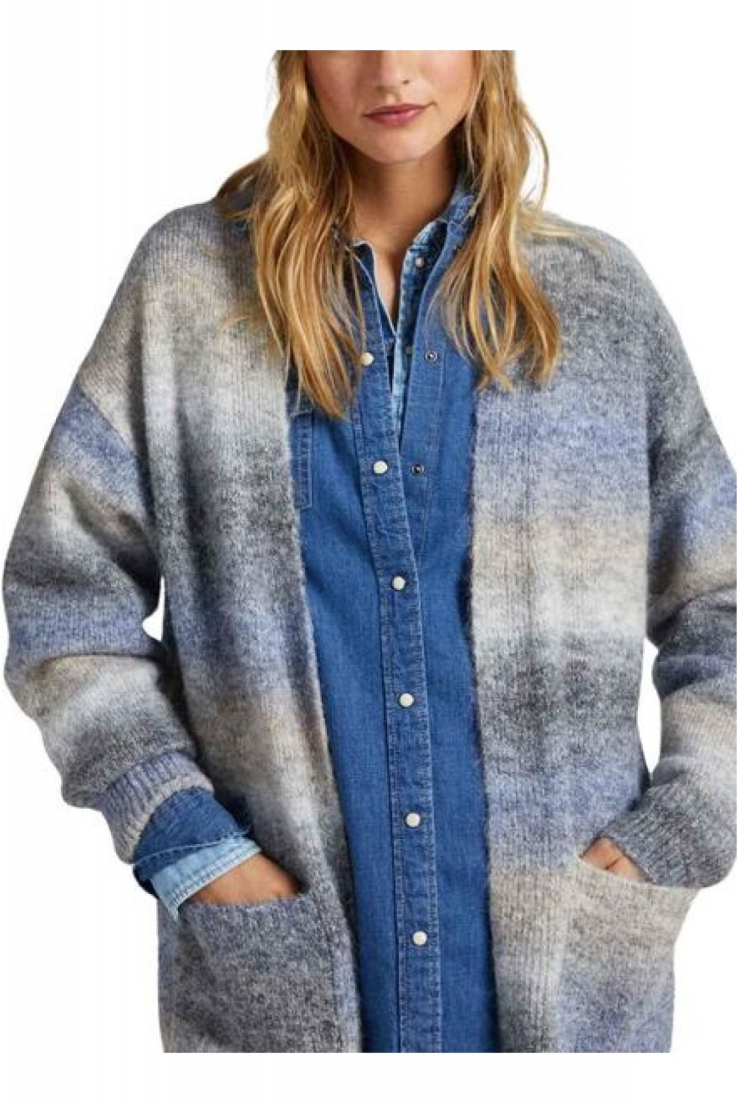 EDITH CARDIGAN MELANGE DEGRADE Pepe jeans 0AAMULTI PL702048-0AA