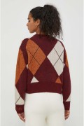 ELIOT HAIRY ARGYLE KNIT Pepe jeans 299BURGUNDY RED PL702055-299