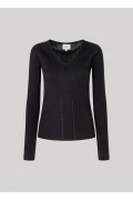 ELIX TENCEL LUREX KNIT Pepe jeans 999BLACK PL702056-999