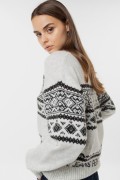 ELODIE LUREX JACQUARD KNIT Pepe jeans 804IVORY WHITE PL702061-804