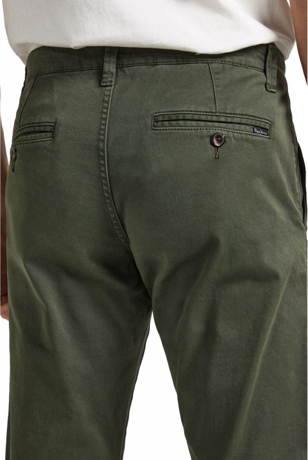 CHARLY 10OZ STRETCH TWILL COLS 10OZ STRETCH TWILL COLS Pepe jeans 728OLIVE GREEN PM211460C34-728