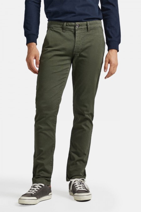 SLOANE 10OZ STRETCH TWILL COLS 10OZ STRETCH TWILL COLS Pepe jeans 728OLIVE GREEN PM211491C34-728