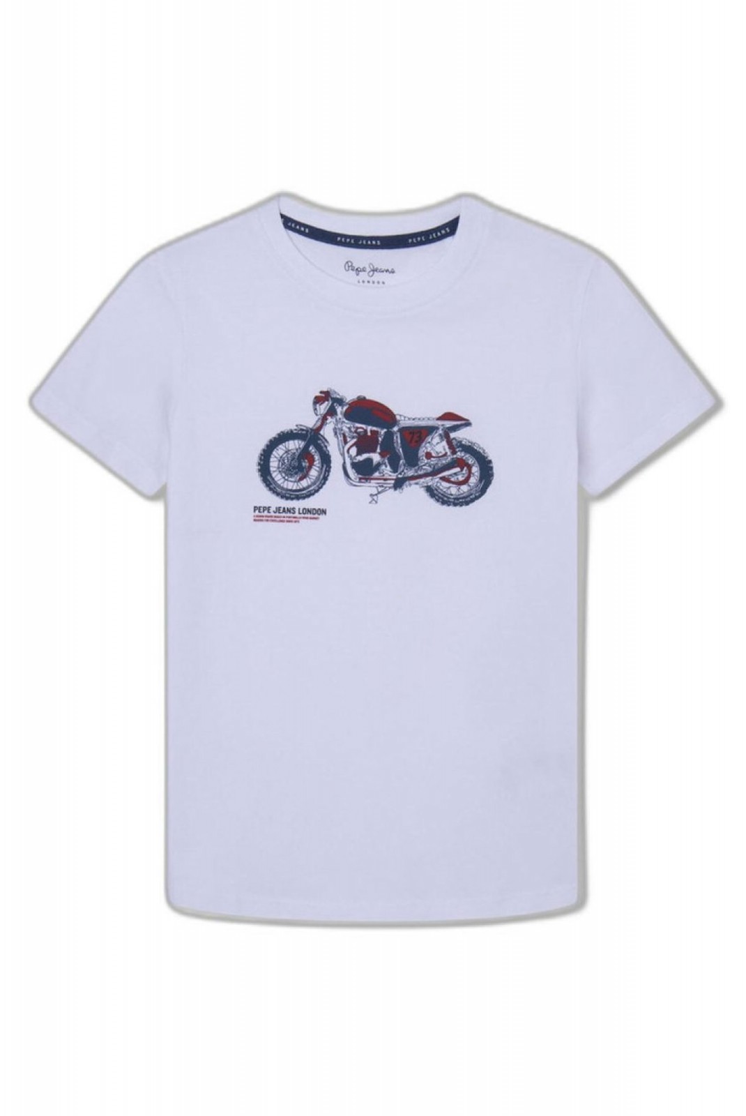 TANNER TEE PORTOBELLO SINGLE JERSEY Pepe jeans 800WHITE PB503526-800