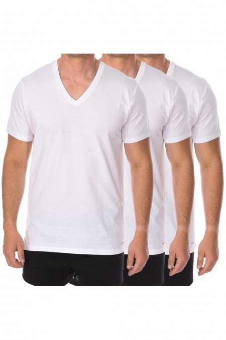 Pack 3 t-shirts - CALVIN KLEIN - White - NB4012A-100