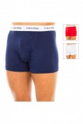 Boxer x3 - CALVIN KLEIN - Blue / Red / White - U2662G-I03