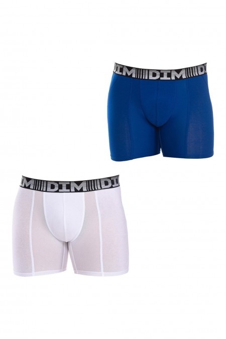 Boxer x2 - DIM - White Blue - D01N2-AA2