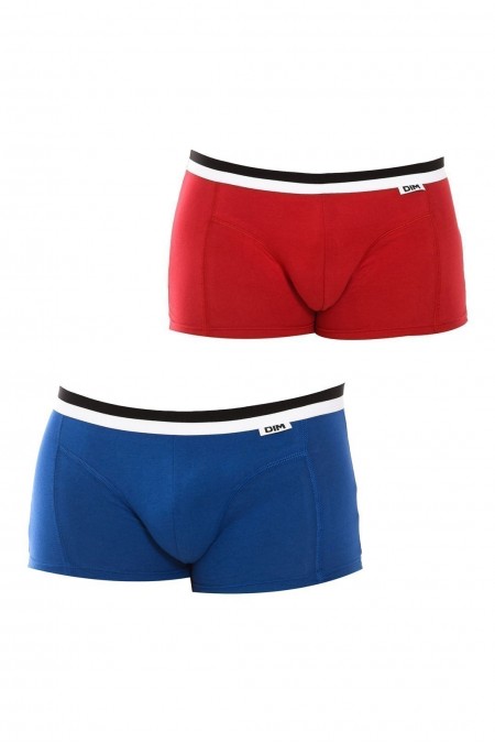 Pack 2 boxers - DIM - Blue Red - D05H2-AKG