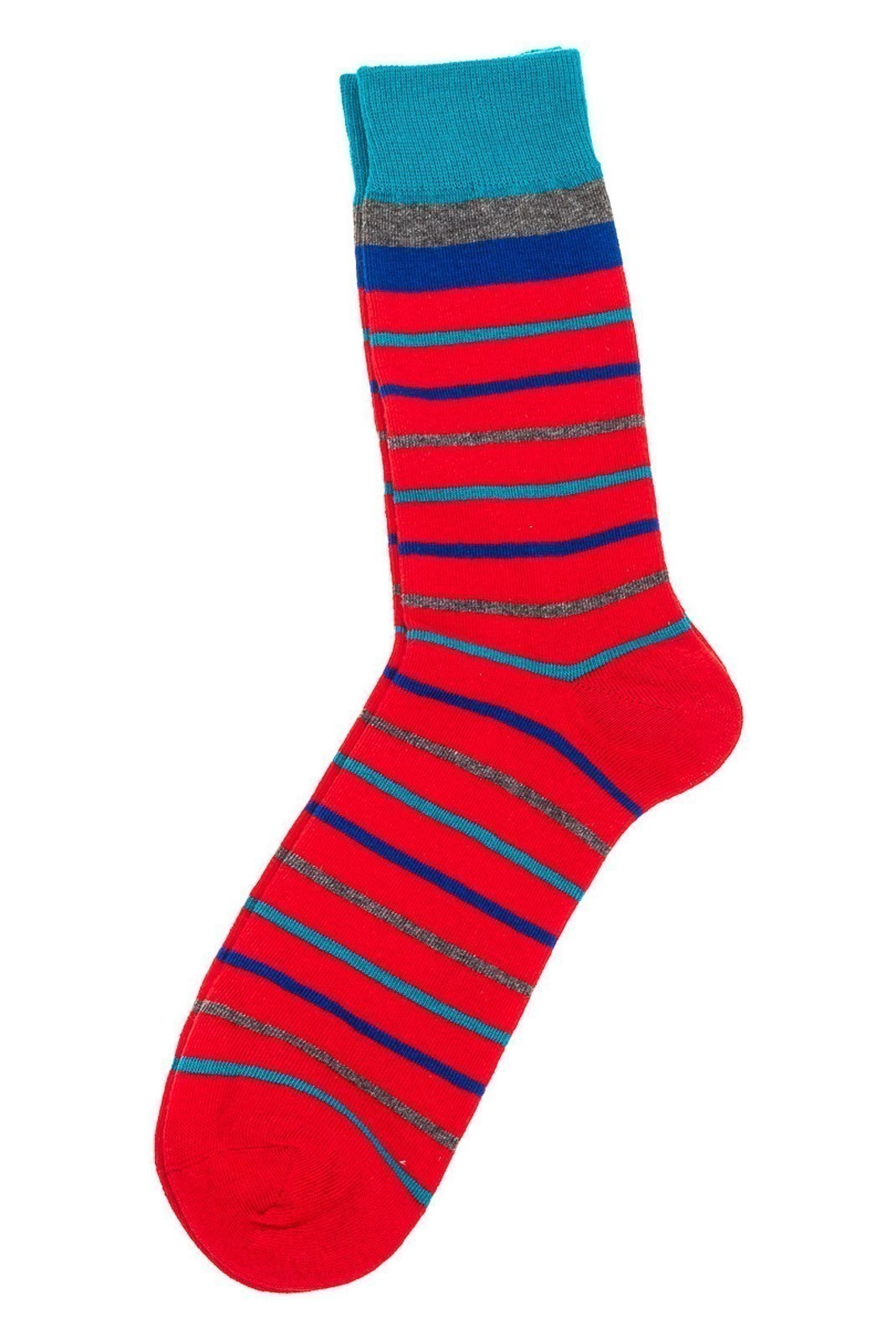 Chaussettes - DIM - Red-Stripes - D080M-88C