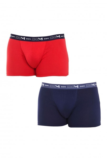 Boxer x2 - DIM - Navy Blue-Red - D6596-9LI