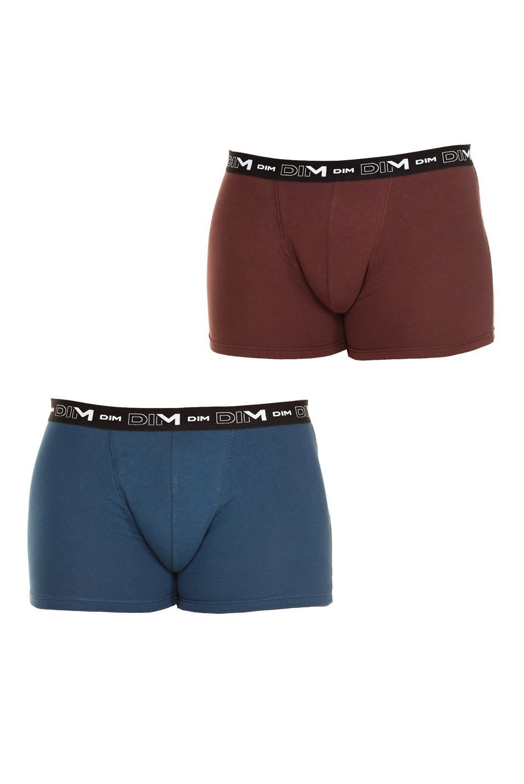 Boxer x2 - DIM - Marron-Azul Oceano - D6596-A40