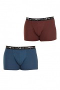 Boxer x2 - DIM - Marron-Azul Oceano - D6596-A40