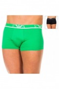 Boxer x2 - EMPORIO ARMANI - Black-Green - 111210-6P715-38720