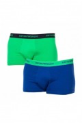 Boxer x2 - EMPORIO ARMANI - Green-Royal Blue - 111210-6P717-16033