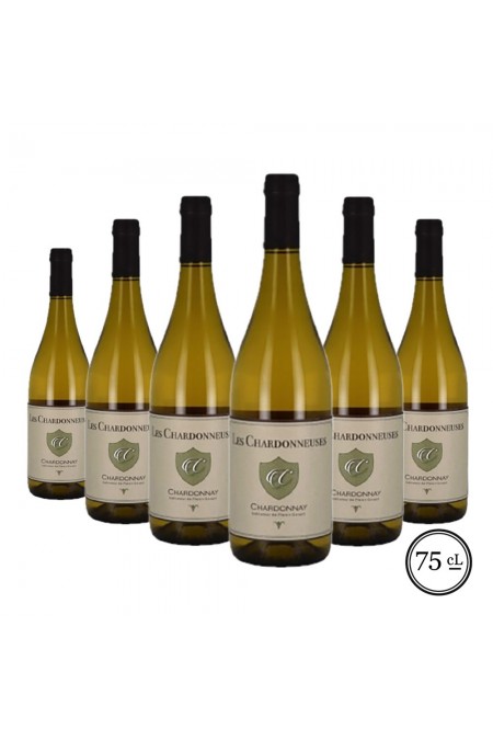 Les Chardonneuses Maison Aujoux Pays d'Oc IGP - 2023 -0.75 L - x6