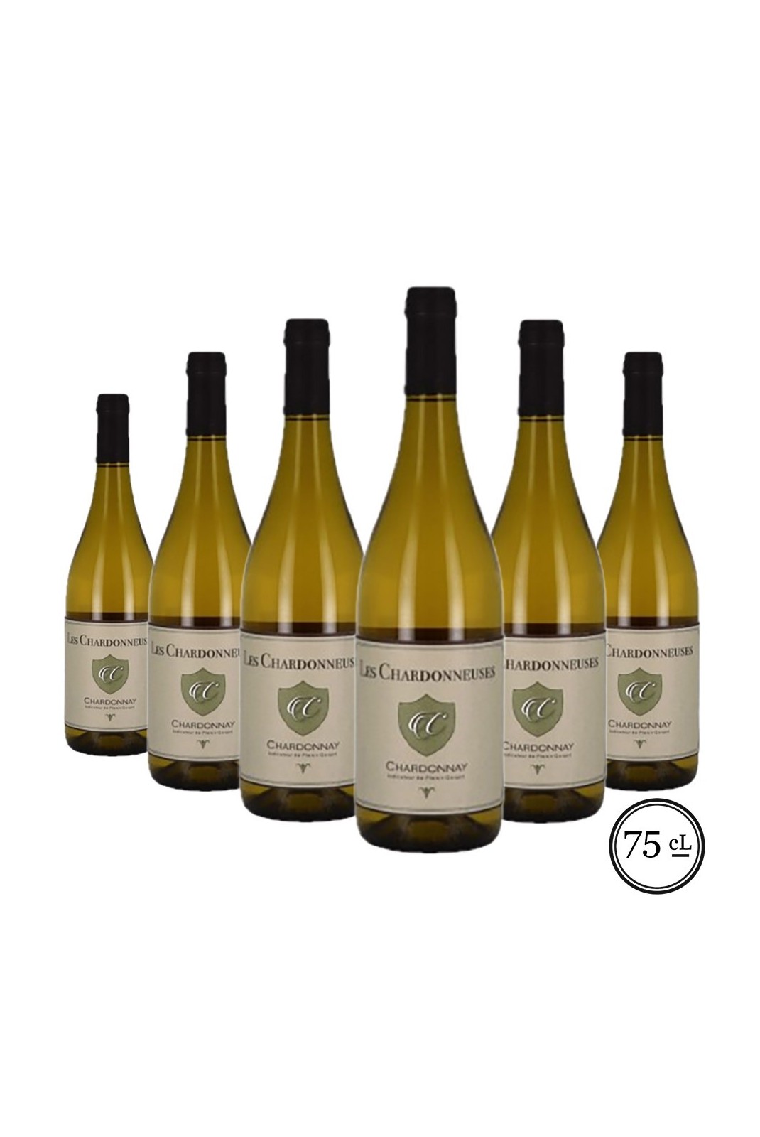 Les Chardonneuses Maison Aujoux Pays d'Oc IGP - 2023 -0.75 L - x6