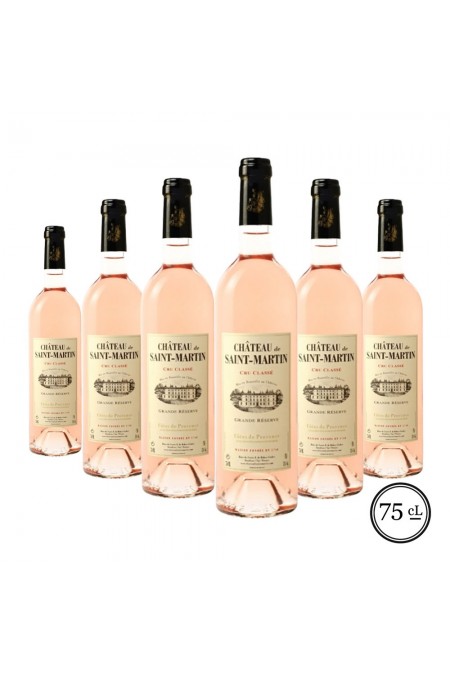 Grande Réserve rosé Château Saint Martin Cru Classé - Côtes de Provence AOP - 2022 -0.75 L - x6