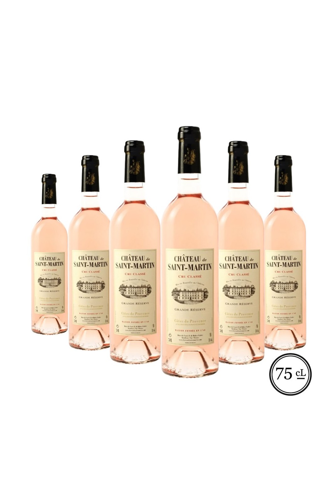 Grande Réserve rosé Château Saint Martin Cru Classé - Côtes de Provence AOP - 2022 -0.75 L - x6