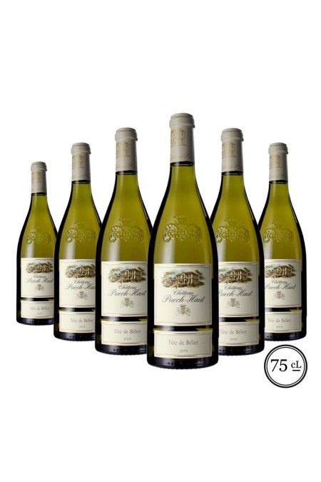 Tête de Bélier blanc Château Puech-Haut Languedoc AOP - 2022 -0.75 L - x6