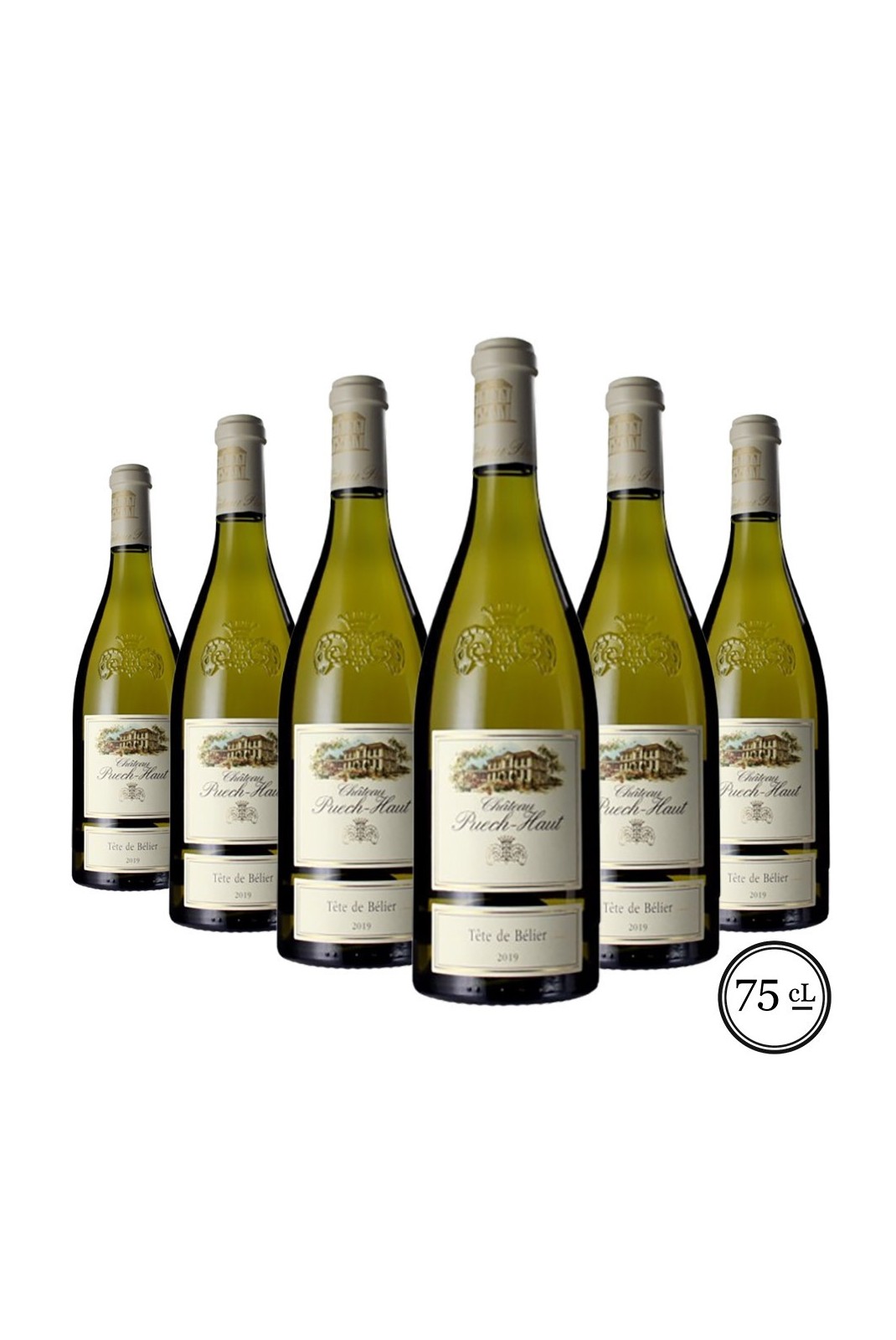 Tête de Bélier blanc Château Puech-Haut Languedoc AOP - 2022 -0.75 L - x6