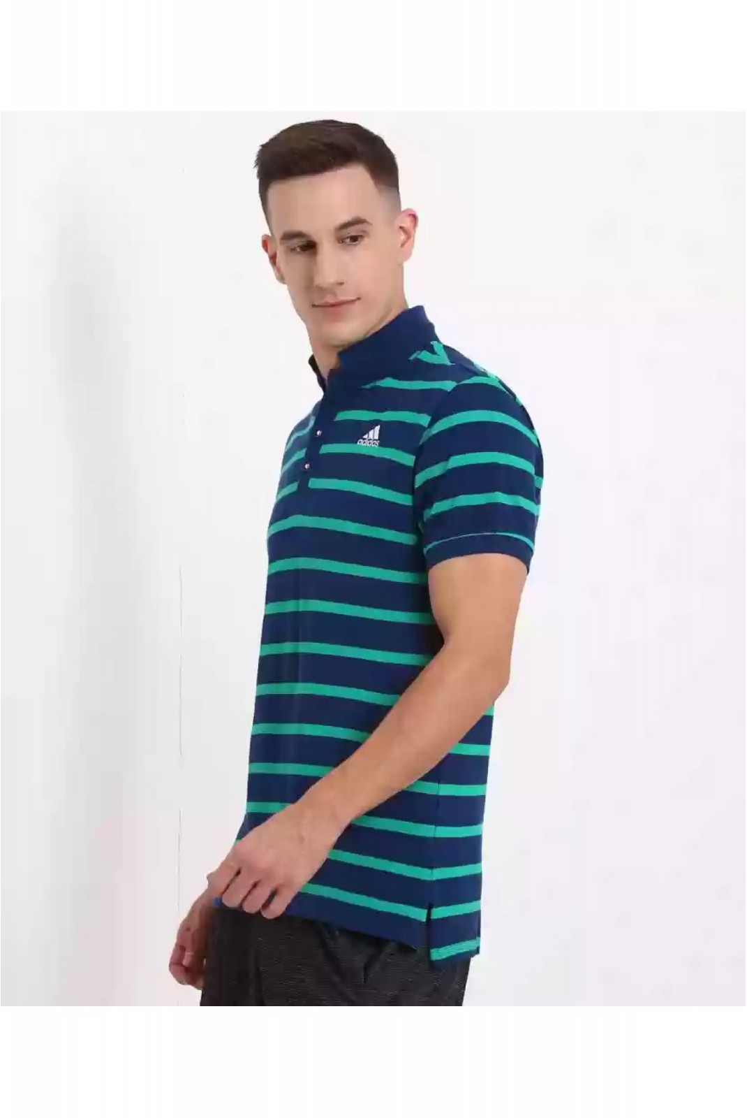 M TC POLO1 Adidas BLUE_ORANGE EC5352